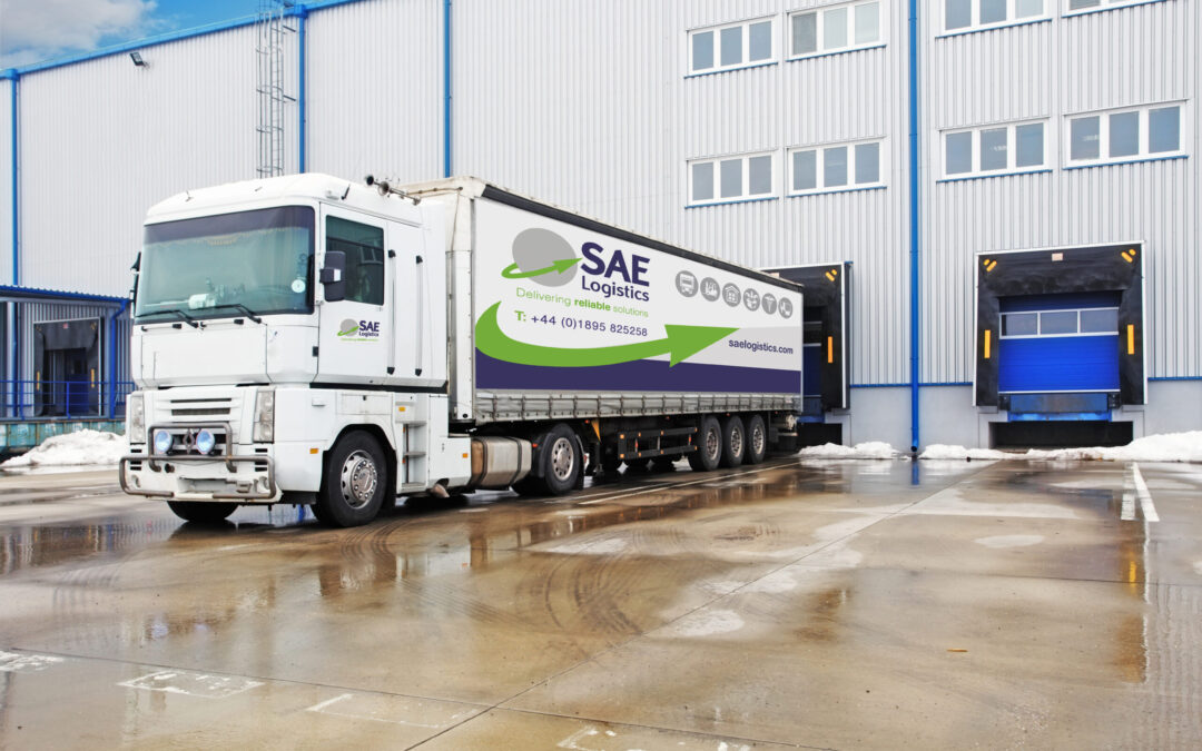 Van with SAE logo