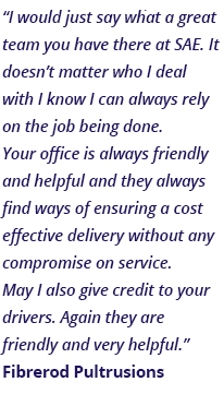 SAE Logistics, Rickmansworth | Testimonials