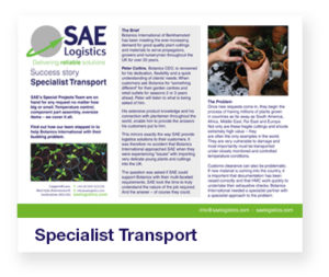 SAE Logistics, Rickmansworth | Delivering reliable logistics and storage solutions